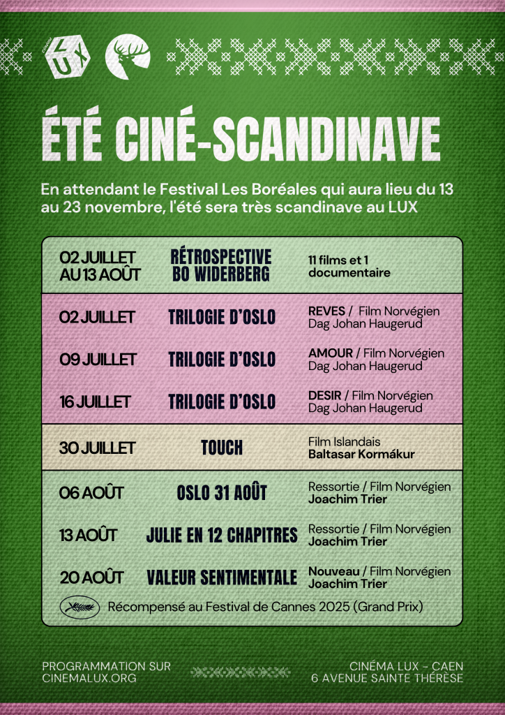 Les Boréales X LUX - Affiche été scandinave 2025